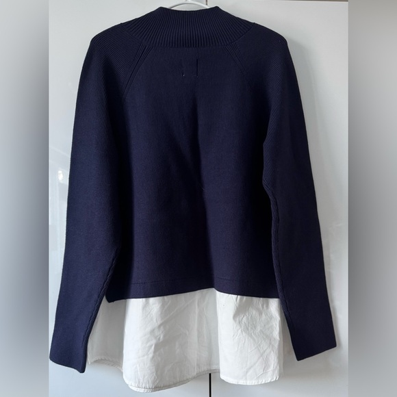 NWT Size XL - Maeve Half-Zip Twofer Mock-Neck Sweater (NWT US$ 128) - Picture 11 of 14